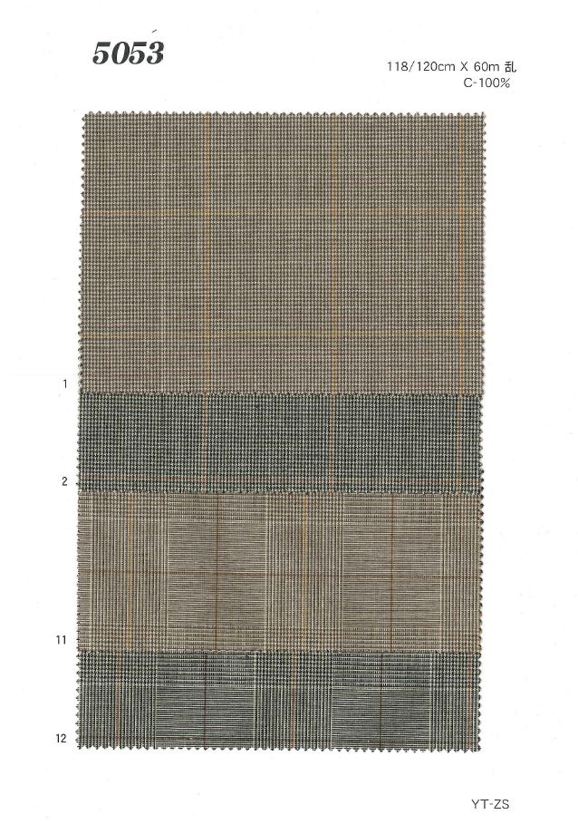 MU5053 Glen Check[Têxtil / Tecido] Ueyama Textile