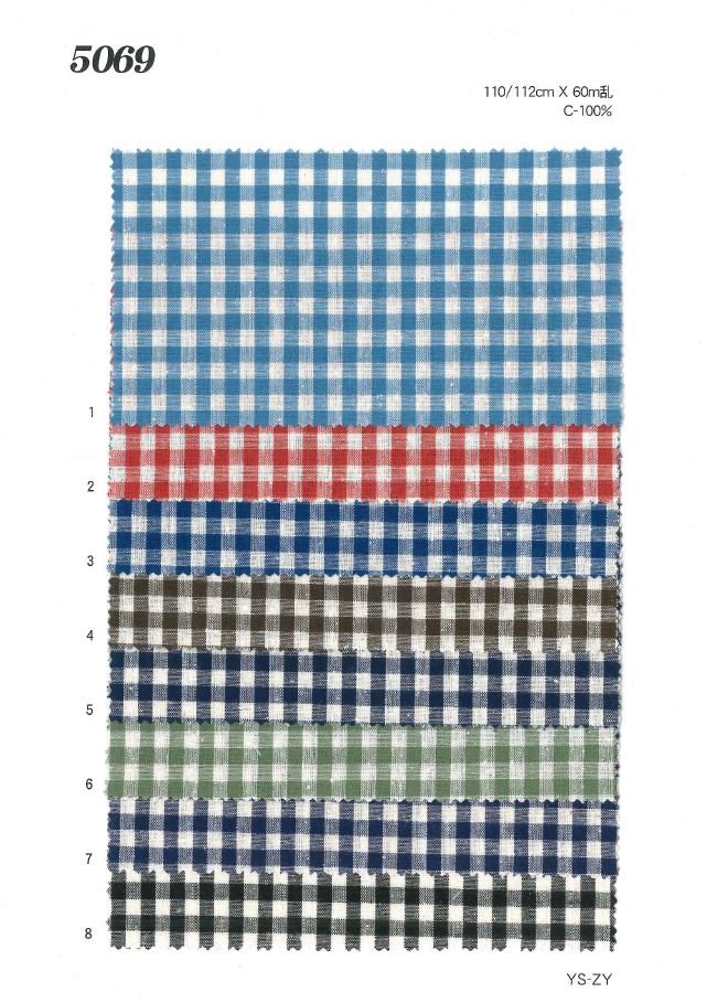 MU5069 Verificação De Guingão Com Nep[Têxtil / Tecido] Ueyama Textile