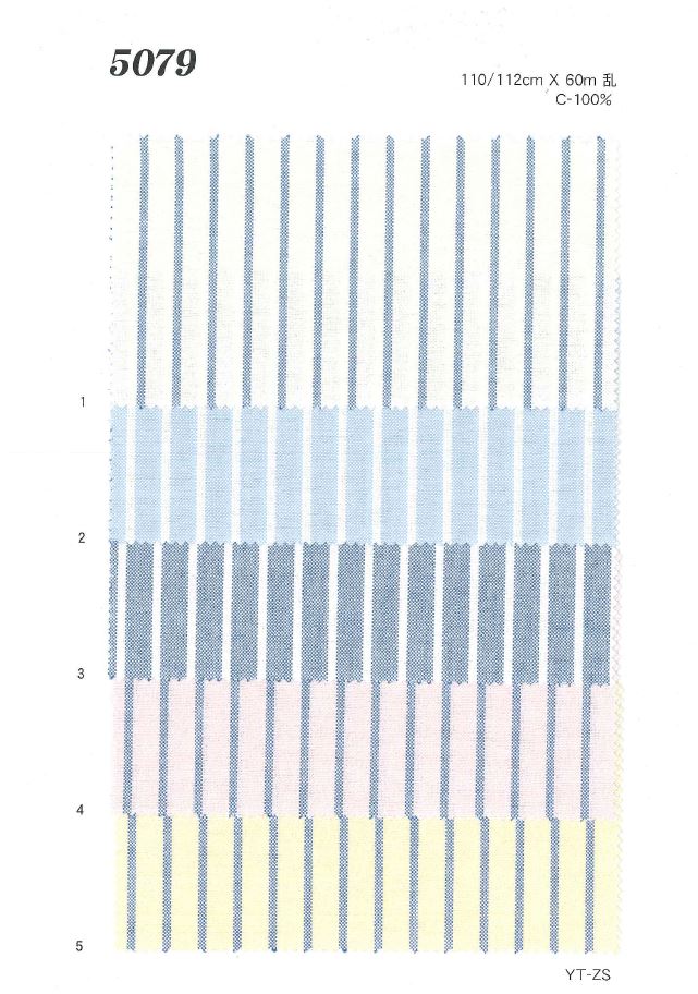 MU5079 Oxford Stripe[Têxtil / Tecido] Ueyama Textile