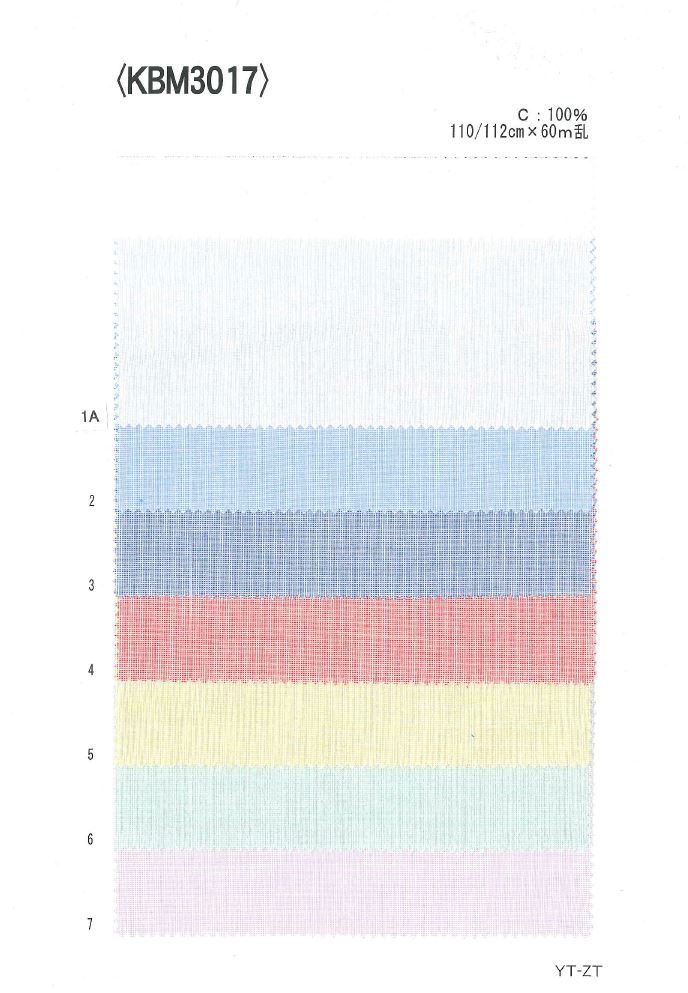 KBM3017 Fios Tingidos Oxford[Têxtil / Tecido] Ueyama Textile