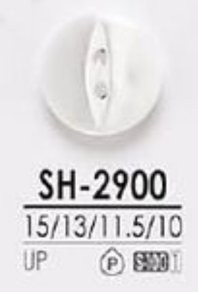 SH-2900 Orifício Frontal De Resina De Poliéster 2 Orifícios, Botão Brilhante IRIS