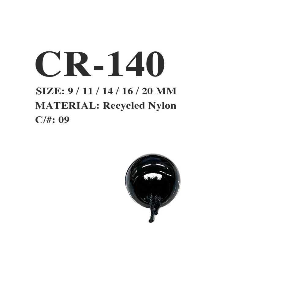 CR-140 Rede De Pesca De Nylon Reciclada Extremidade Do Cabo Em Forma Redonda[Fivelas E Anel] Morito