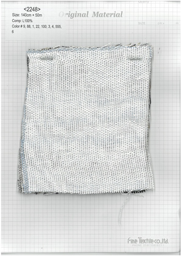 2248 Tecido Leno[Têxtil / Tecido] Tecido Fino