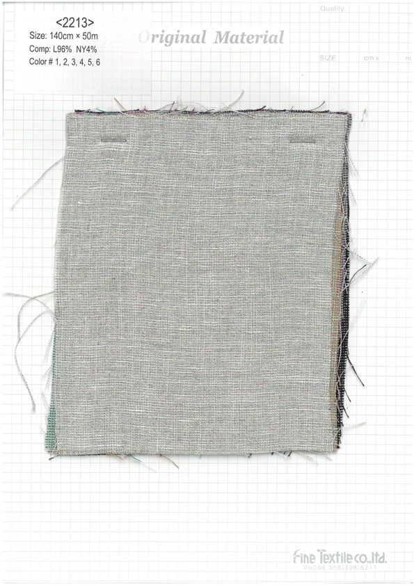 2213 Chambray De Linho[Têxtil / Tecido] Tecido Fino