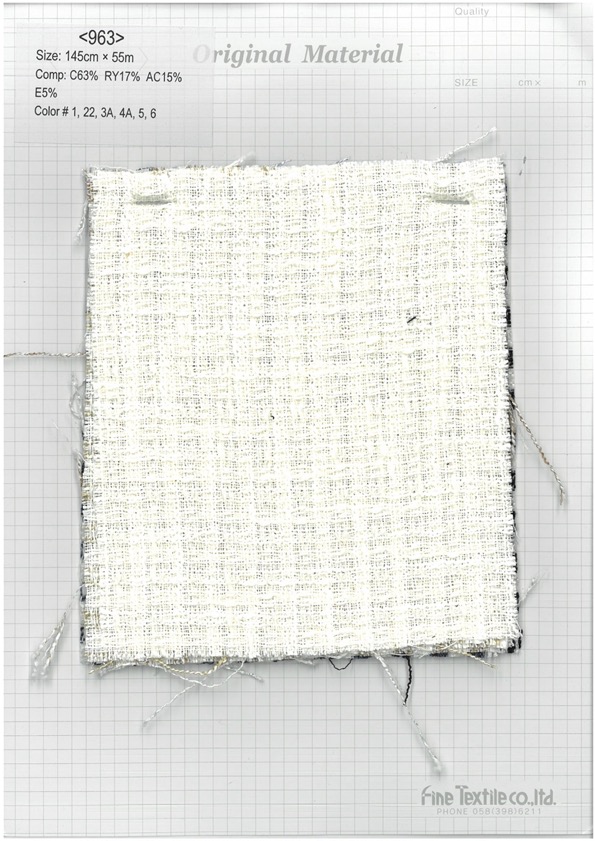 963 Laje Heather Check Tweed[Têxtil / Tecido] Tecido Fino