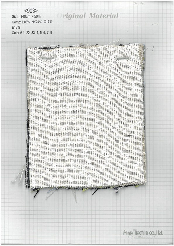 903 Fio De Fita Leno Weave[Têxtil / Tecido] Tecido Fino