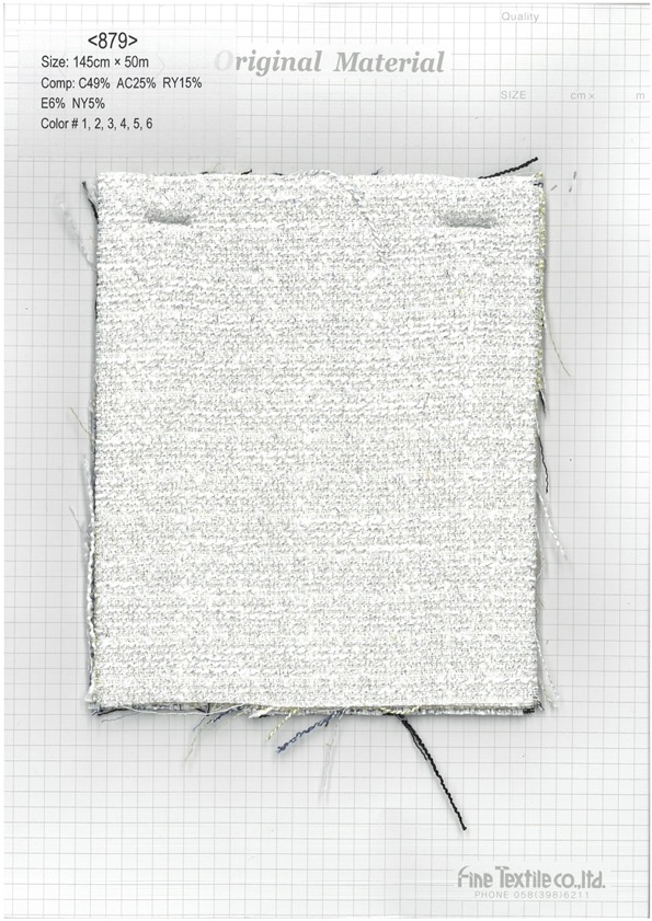 879 Tweed Extravagante Em Espinha De Peixe[Têxtil / Tecido] Tecido Fino