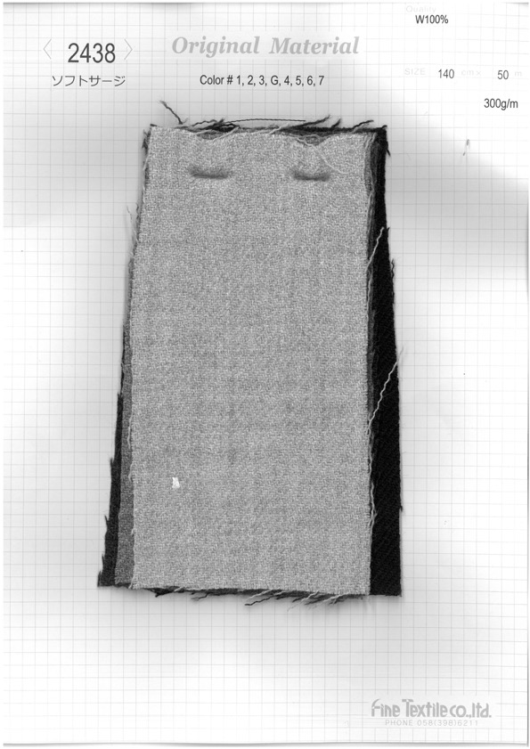 2438 Sarja Macia[Têxtil / Tecido] Tecido Fino