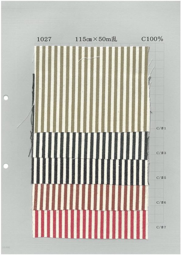 1027 Hickory Stripe[Têxtil / Tecido] Têxtil Yoshiwa