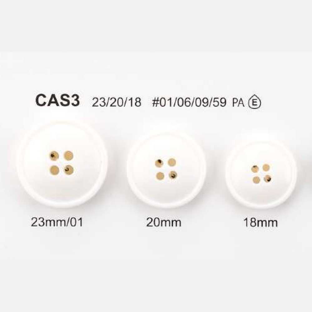 CAS3 Botão De 4 Furos Em Resina De Nylon IRIS
