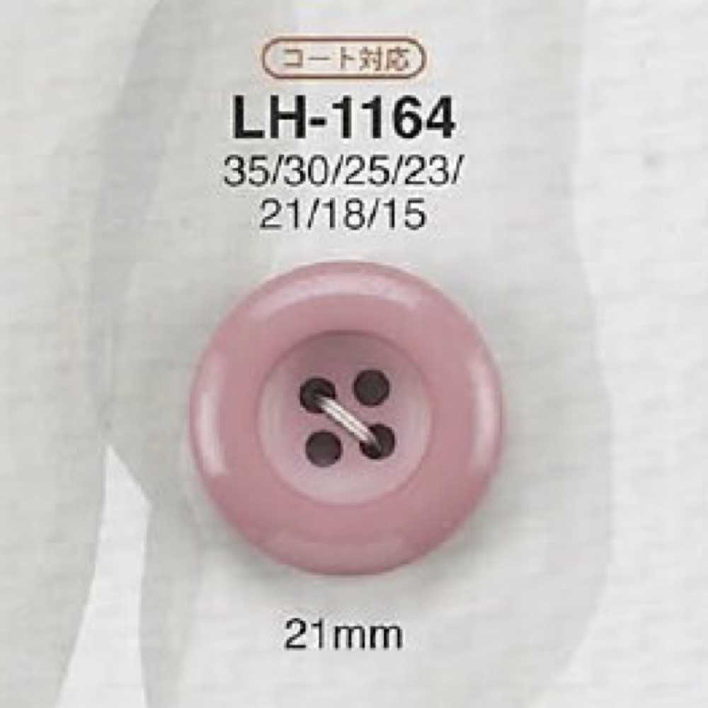 LH1164 Botão De 4 Furos Em Resina De Caseína IRIS