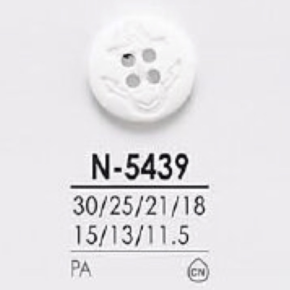 N5439 Botão De 4 Furos Em Resina De Nylon IRIS