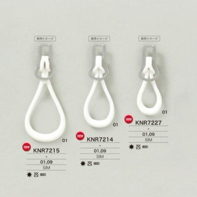 KNR7227 Mirable (Silicone) Zipper Point[Zíper] IRIS