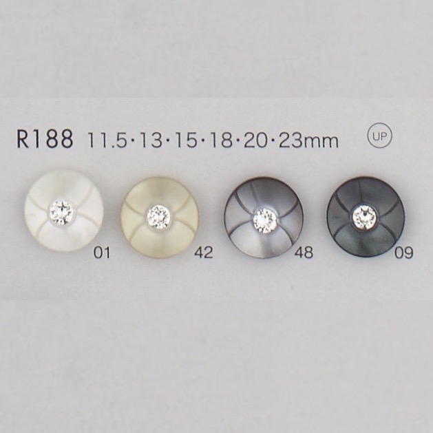 R188 Botões De Resina De Poliéster[Botão] DAIYA BUTTON(DAIYA BUTTON)