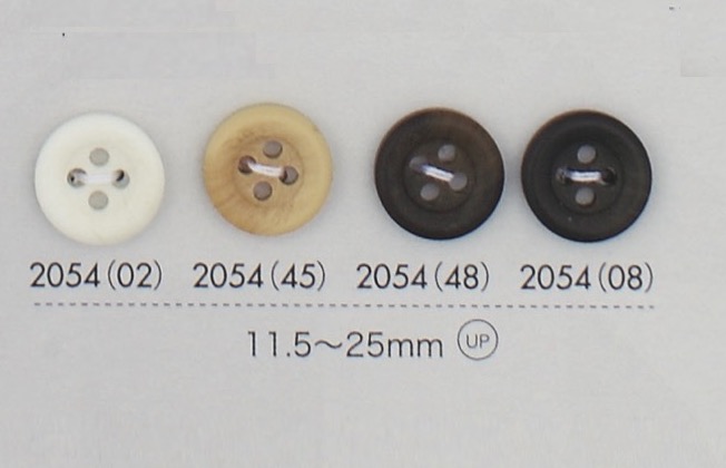 2054 Botão De 4 Furos Em Resina De Poliéster DAIYA BUTTON(DAIYA BUTTON)