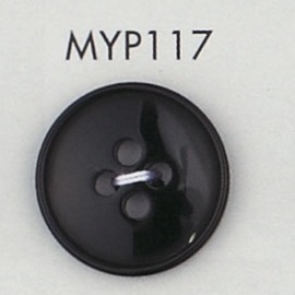 MYP117 Botão De 4 Furos Com Borda De Resina De Poliéster DAIYA BUTTON