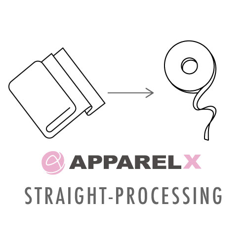 STRAIGHT-PROCESSING Corte reto (largura do tecido 135 cm ou menos)[Sistema]