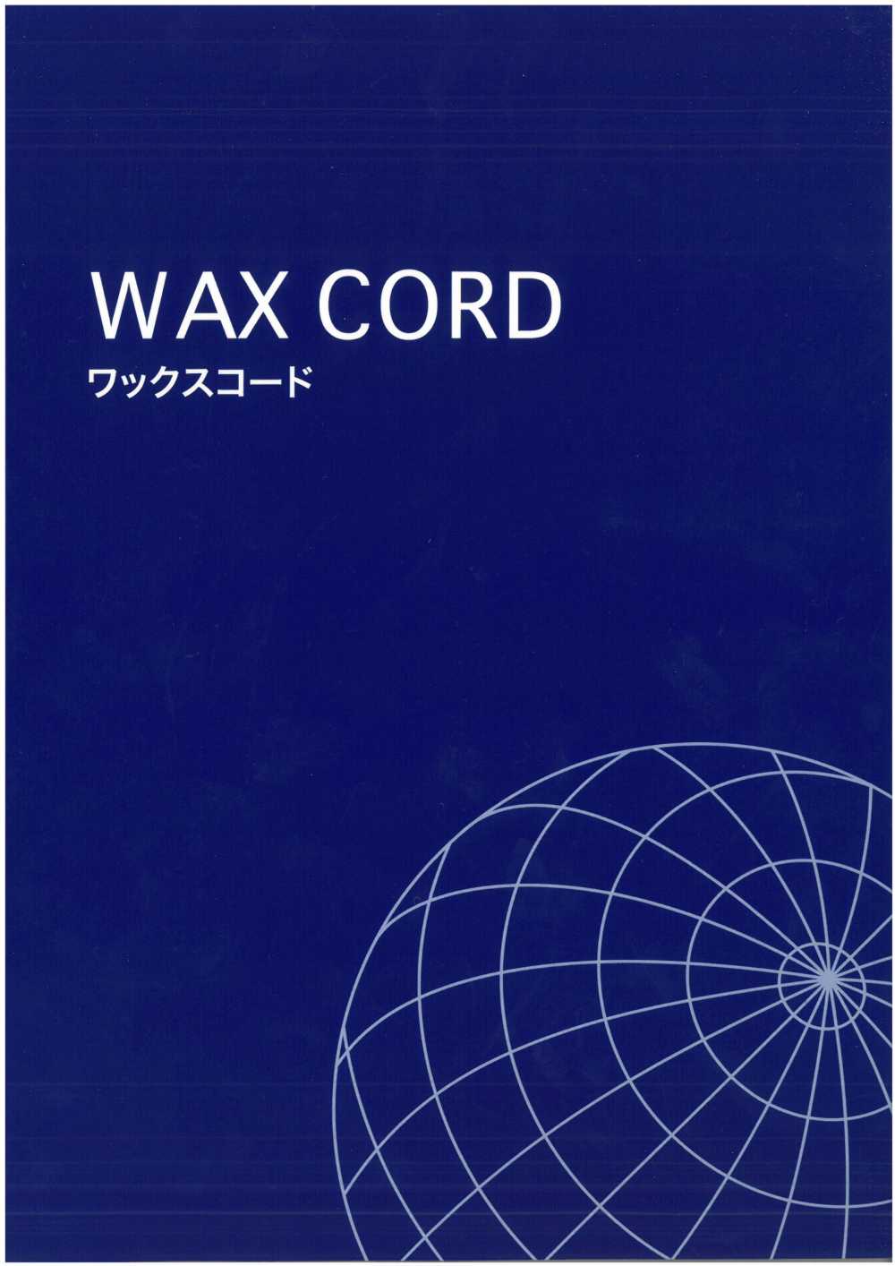 WAX-CORD-SAMPLE Cartão De Amostra De CORDÃO DE CERA UNITED RIBBONS