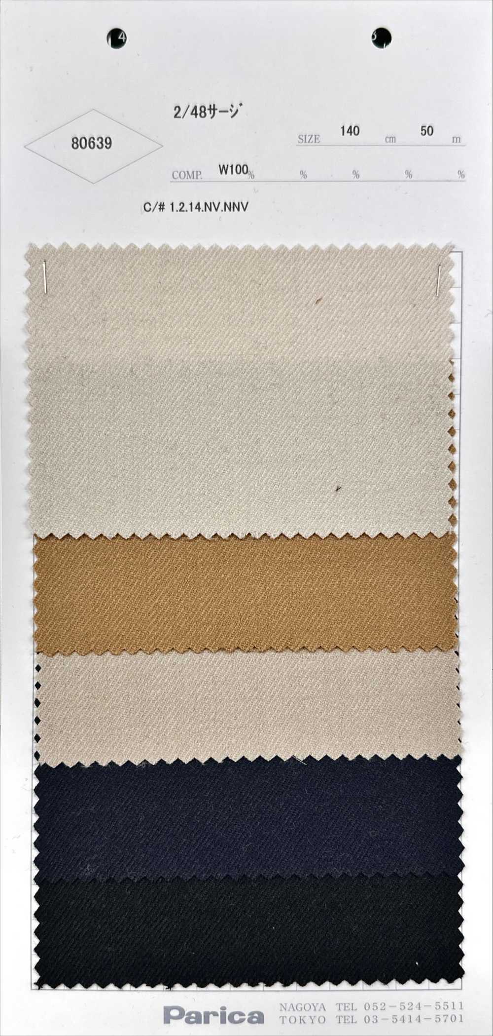80639 2/48 Serge[Têxtil / Tecido] Parika