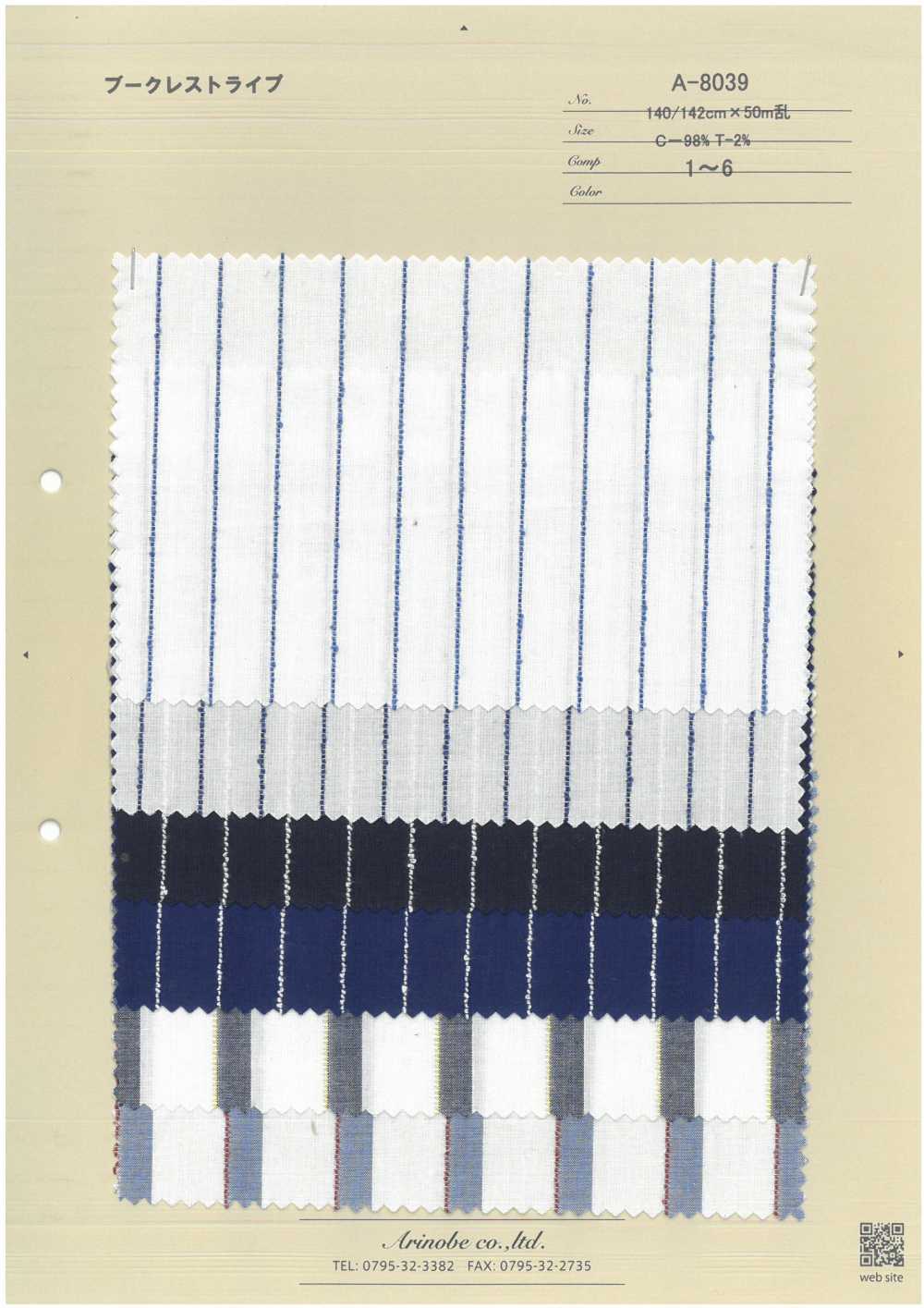 A-8039 Listras Bouclé[Têxtil / Tecido] ARINOBE