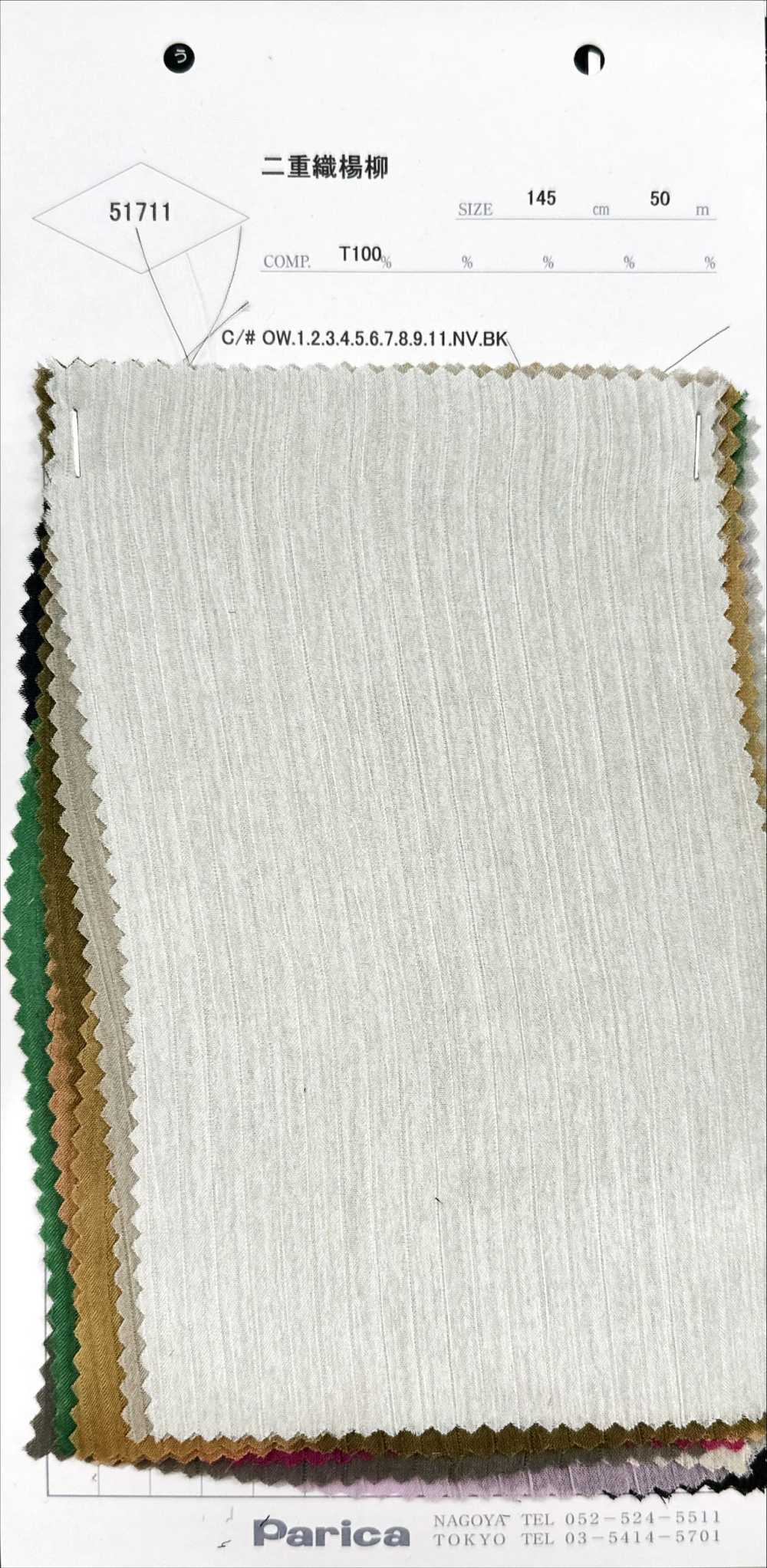 51711 Yoryu De Trama Dupla (Crepe Enrugado)[Têxtil / Tecido] Parika