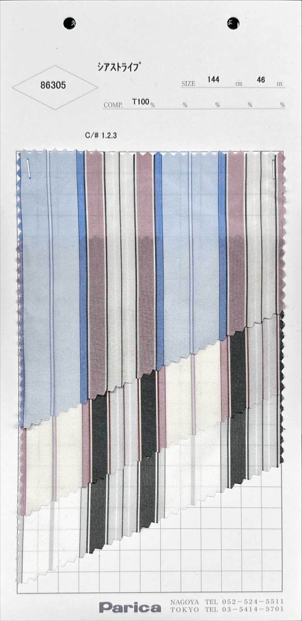 86305 Listra Transparente[Têxtil / Tecido] Parika