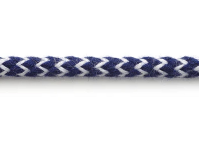 IND22 Cordão índigo 4mm[Cabo De Fita] Cordon