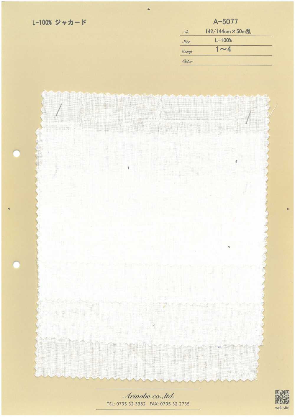 A-5077 L-100% Jacquard[Têxtil / Tecido] ARINOBE