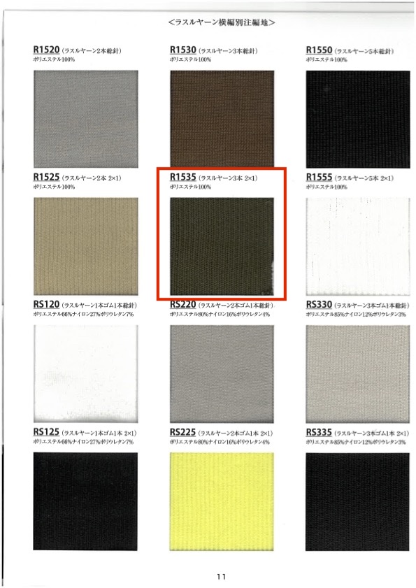 R1535 Fio De Malha Canelada 3 Fios 2x1 60 Cm De Largura TAKENAKA CORPORATION