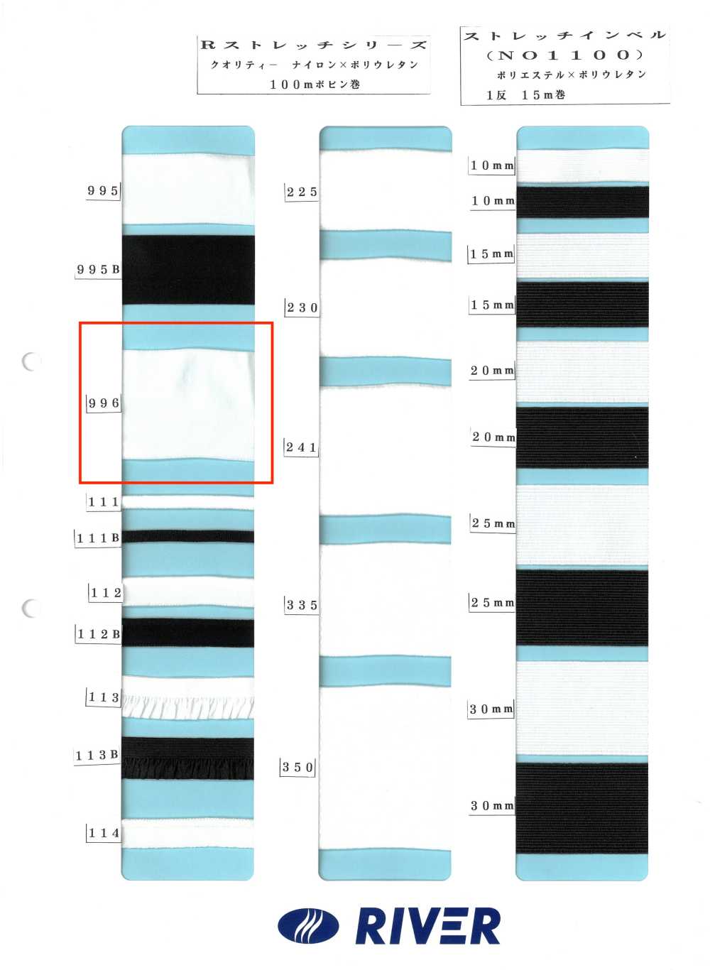 996 Série R Stretch[Cabo De Fita] RIVER