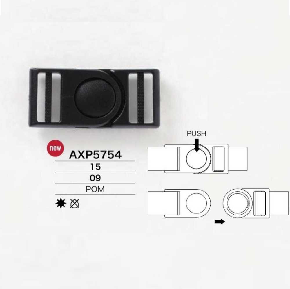 AXP5754 Ferragens De Conexão Em Poliacetal[Fivelas e argolas] IRIS