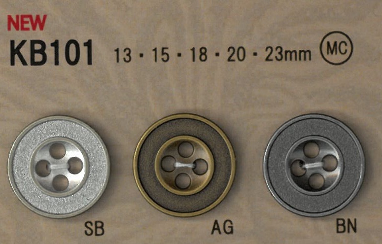 KB101 Botões De Metal Em Estilo Vintage Com Borda.[Botão] DAIYA BUTTON(DAIYA BUTTON)