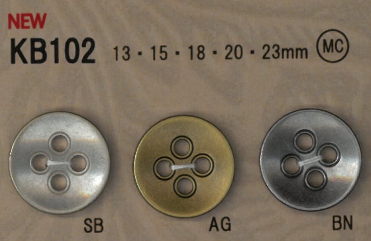 KB102 Botões De Metal Estilo Vintage[Botão] DAIYA BUTTON(DAIYA BUTTON)
