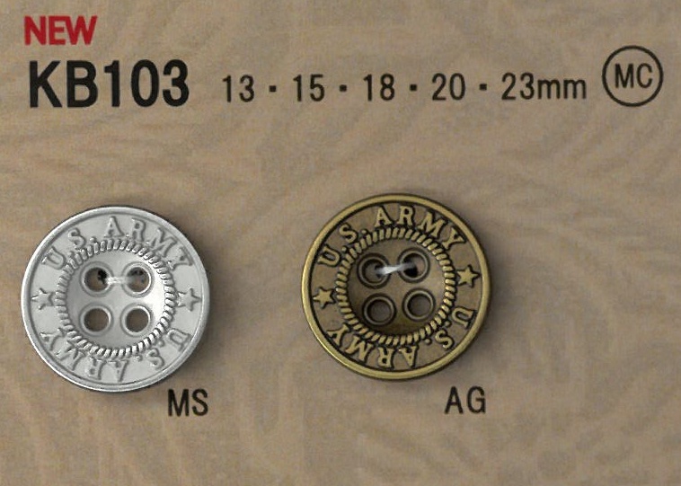 KB103 Botões De Metal Em Estilo Vintage Com Borda.[Botão] DAIYA BUTTON(DAIYA BUTTON)