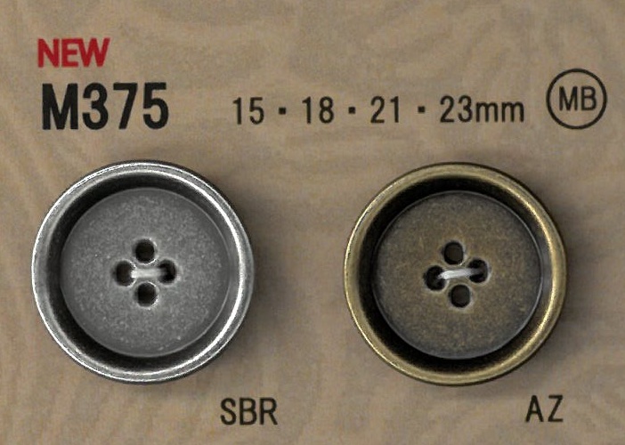 M375 Botões De Metal Em Estilo Vintage Com Borda.[Botão] DAIYA BUTTON(DAIYA BUTTON)