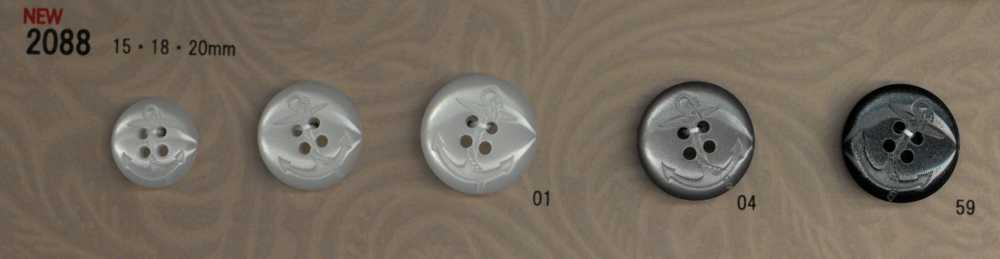 2088 Botão De âncora DAIYA BUTTON(DAIYA BUTTON)