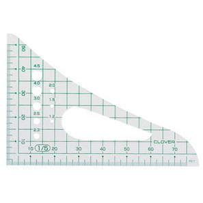 25016 Grade Triângulo Escala 1/5[Suprimentos De Artesanato] Trevo