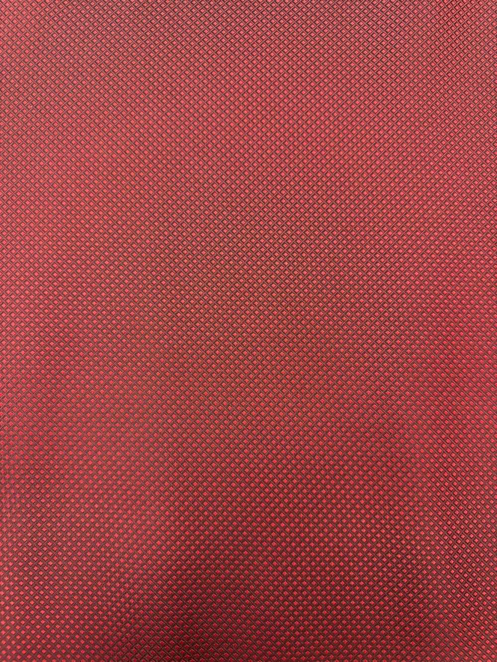 184E [outlet] Yamanashi Fujiyoshida 100% Seda Com Estampa Xadrez Diagonal Vermelho Vinho[Têxtil] Yamamoto(EXCY)