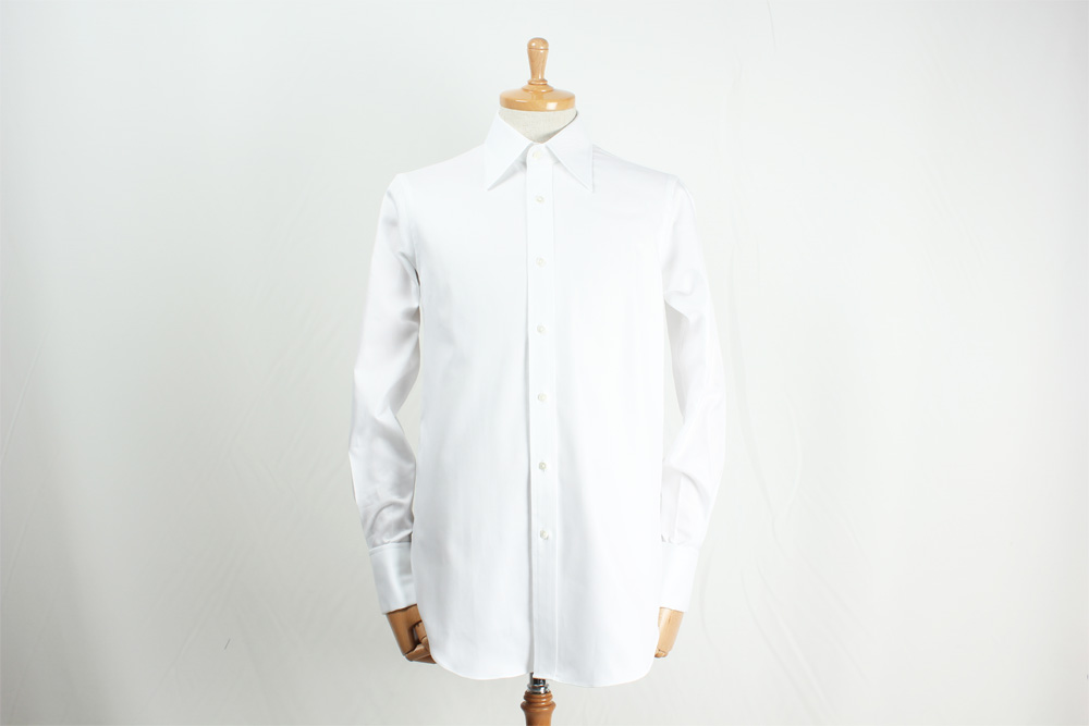 GXPSH2 Camisa THOMAS MASON Têxtil Usada Sarja Branca Cor Regular[Produtos De Vestuário] Yamamoto(EXCY)