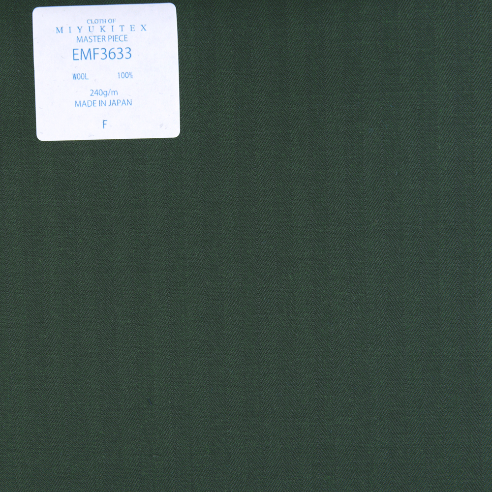 EMF3633 Coleção Obra-prima Solaro Series Herringbone Green[Têxtil] Fábricas De Lã Miyuki