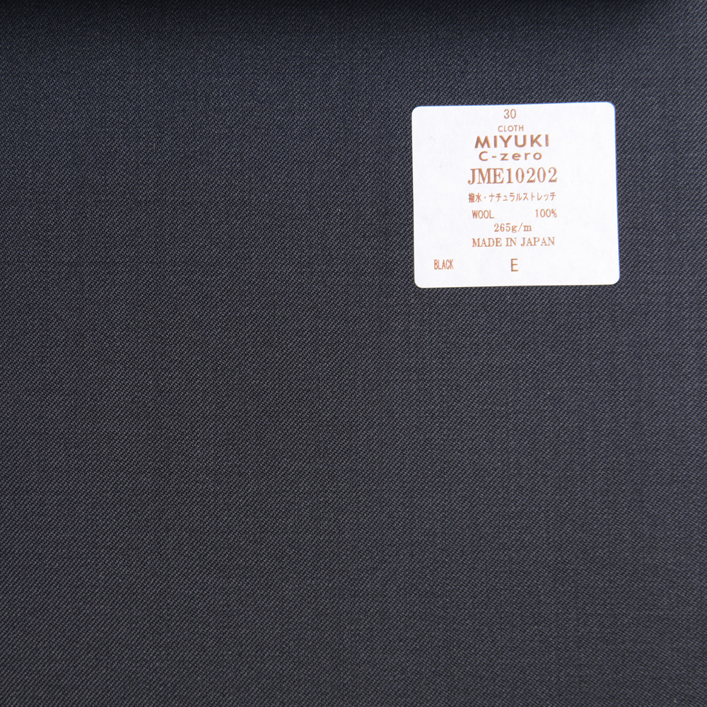 JME10202 Tecnologia De Repelente De água Poseidon Sea Zero Natural Stretch Plain Black[Têxtil] Miyuki Keori (Miyuki)