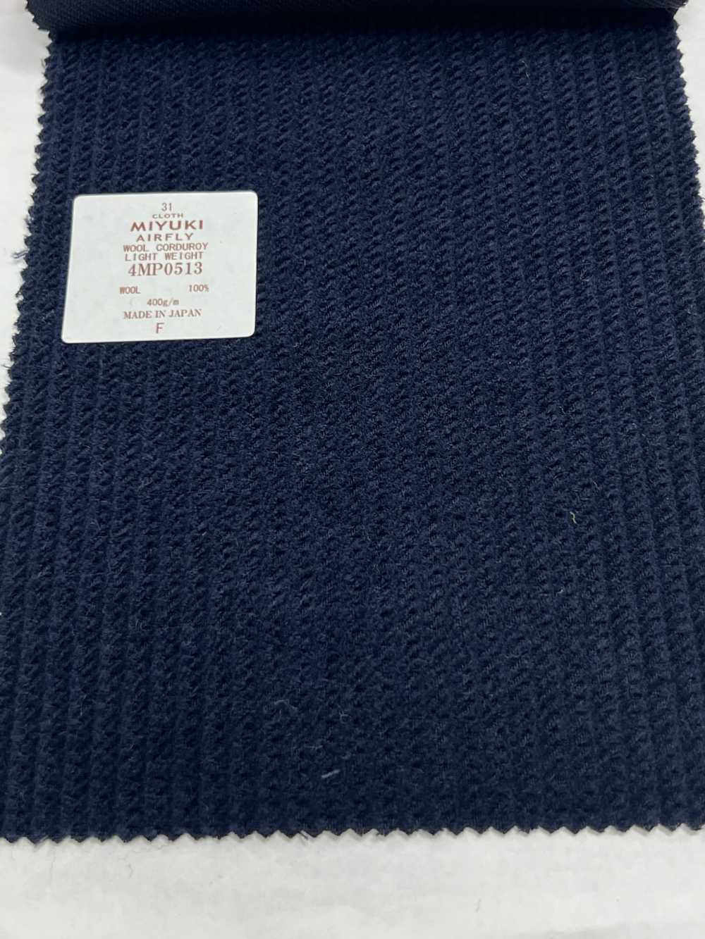 4MP0513 LINHA COMFORT AIRFLY LÃ CORDUROY Azul Marinho[Têxtil] Miyuki Keori (Miyuki)