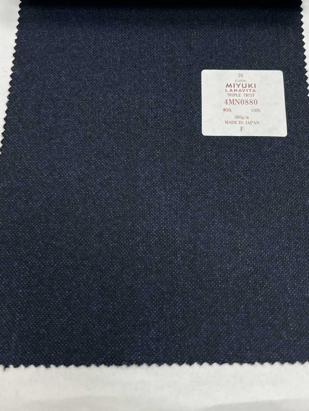 4MN0880 LINHA DE CONFORTO LANAVITA TRIPLE TWIST Azul Marinho[Têxtil] Miyuki Keori (Miyuki)