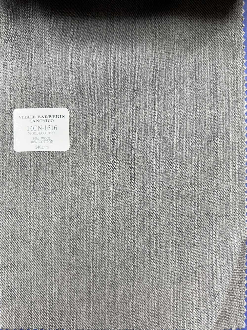 14CN1616 CANONICO WOOL&COTTON PRUNNELL Cinza Sem Padrão[Têxtil] CANÔNICO