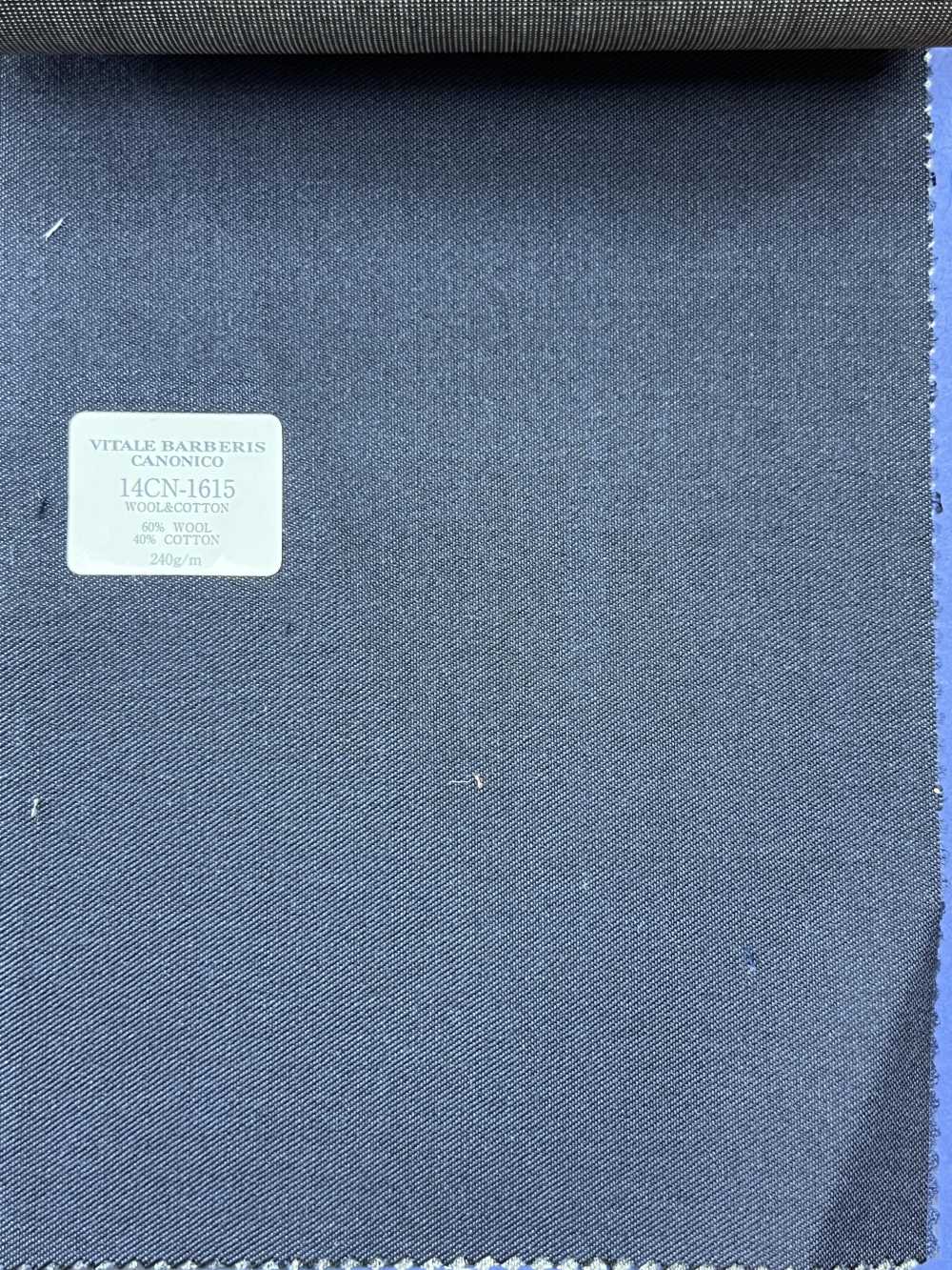 14CN1615 CANONICO WOOL&COTTON PRUNNELL Azul Marinho Sem Padrão[Têxtil] CANÔNICO