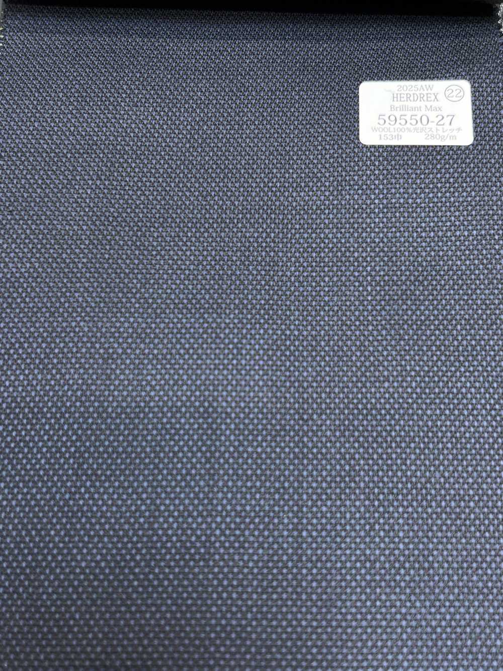 59550-27 25AW HERDREX [Brilliant Max] Brilliant Max Navy Padrão Olho De Pássaro[Têxtil] Kunishima Co., Ltda.