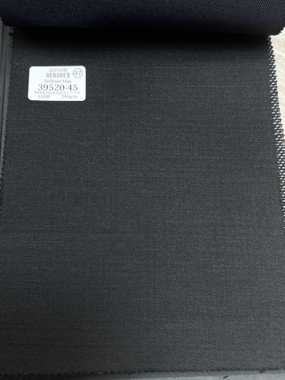 39520-45 25AW HERDREX [Brilliant Max] Brilliant Max Charcoal Heaven Gray Sem Padrão[Têxtil] Kunishima Co., Ltda.