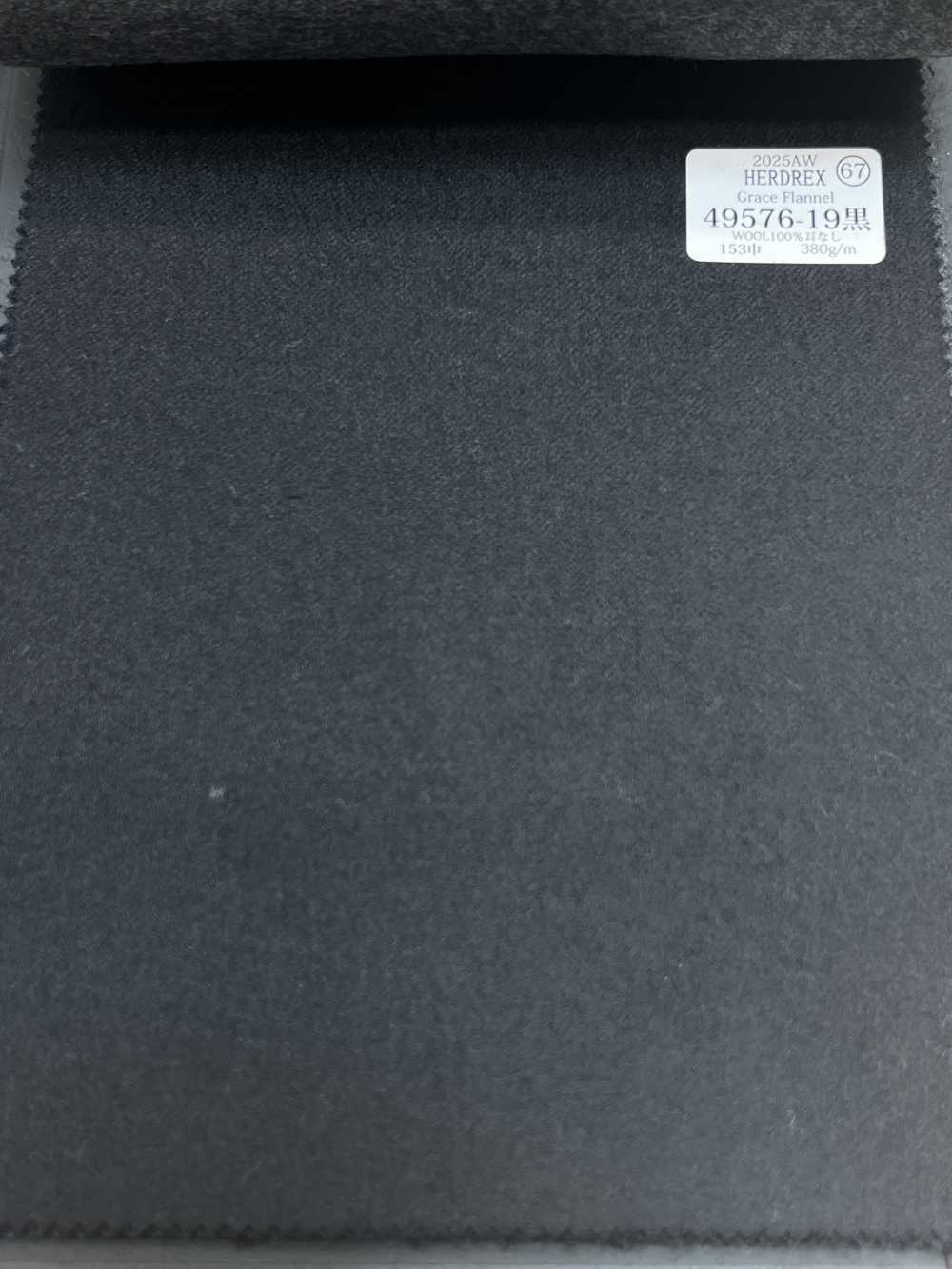 49576-19 25AW HERDREX [Grace Flannel] Grace Flannel Sem Padrão[Têxtil] Kunishima Co., Ltda.