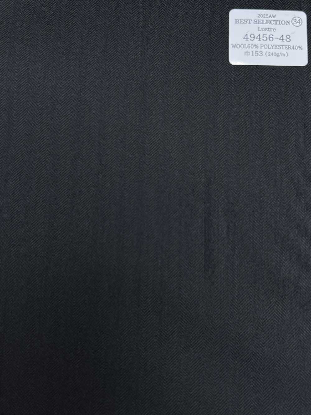49456-48 25AW MELHOR SELEÇÃO [Lustre] Sombra Cinza Brilhante Listrada[Têxtil] Kunishima Co., Ltda.