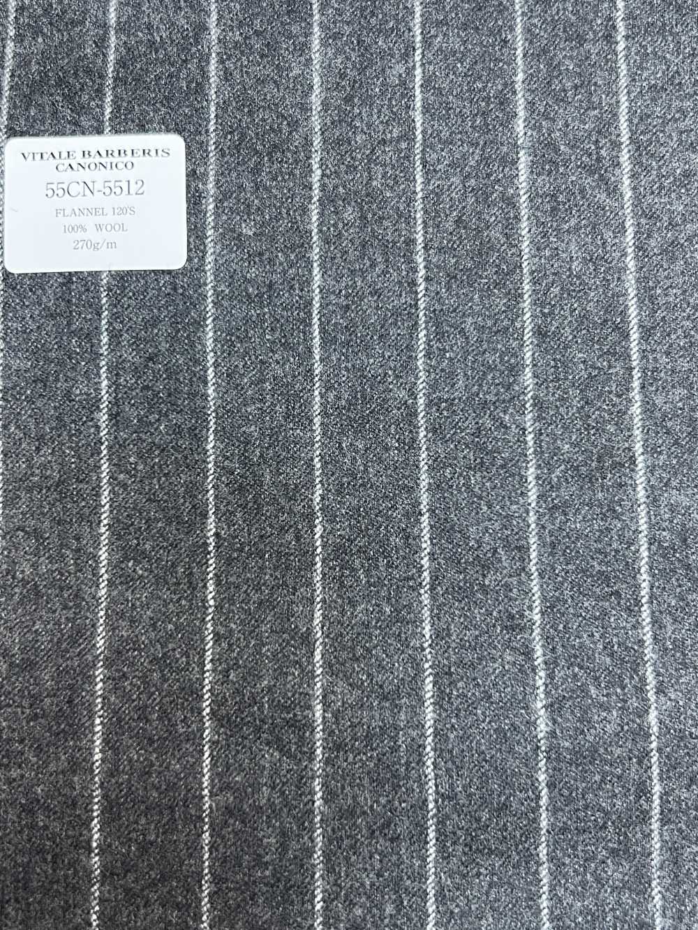 55CN5512 CANONICO FLANNEL 120'S Listra Cinza[Têxtil] CANÔNICO